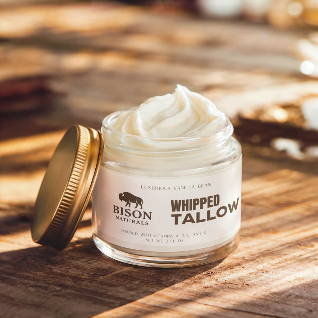 Whipped Tallow Body Butter with Vanilla Bean