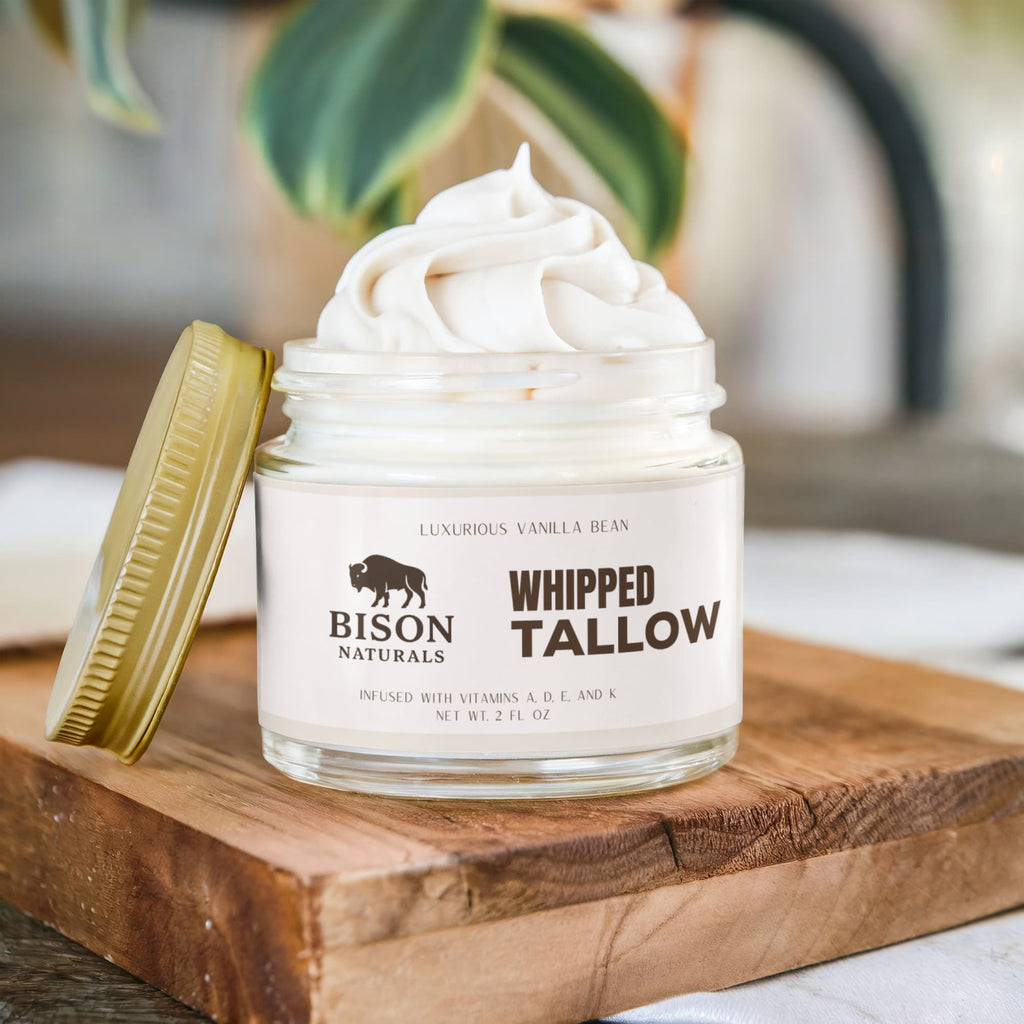 Whipped Tallow Body Butter with Vanilla Bean
