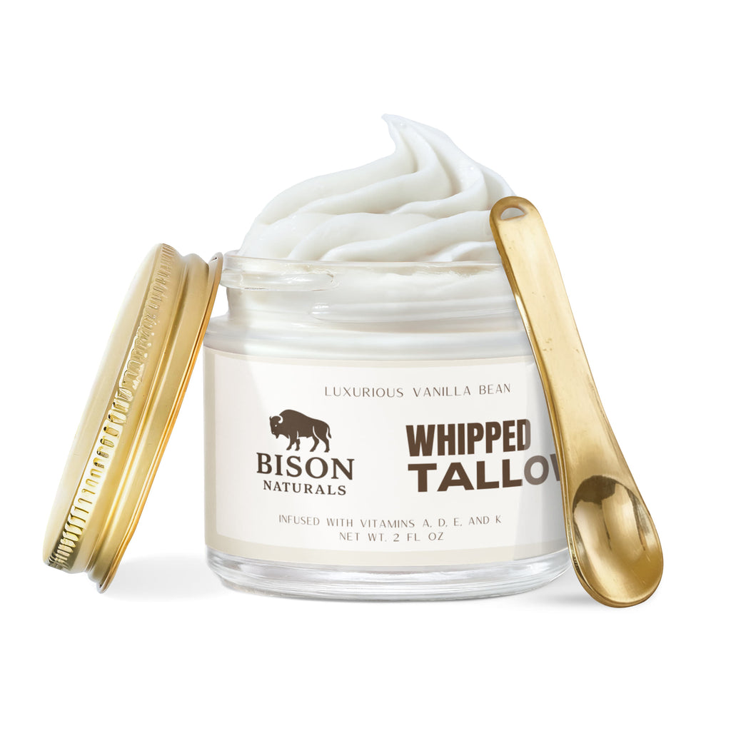 Whipped Tallow Body Butter with Vanilla Bean